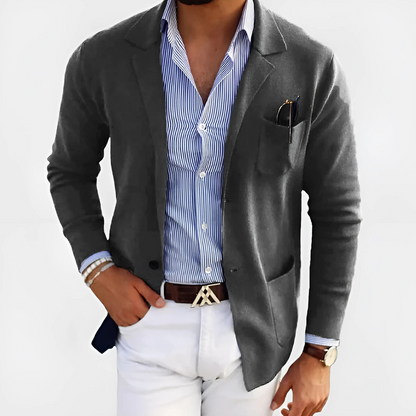 Blazer met reverskraag en klepzakken