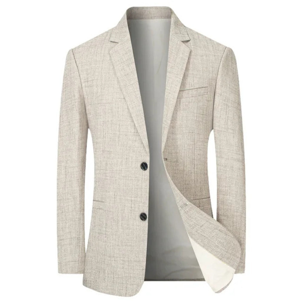Blazer met reverskraag en knoopsluiting