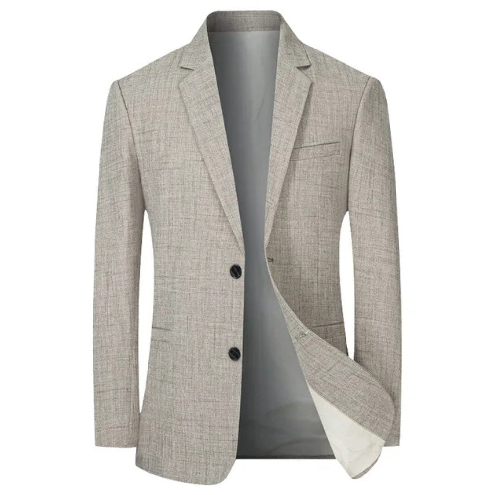 Blazer met reverskraag en knoopsluiting