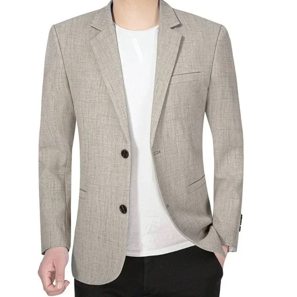 Blazer met reverskraag en knoopsluiting