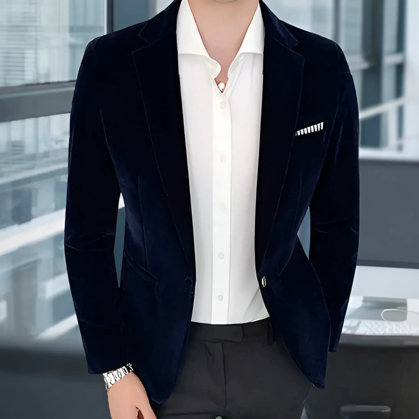 Colbert met slanke pasvorm